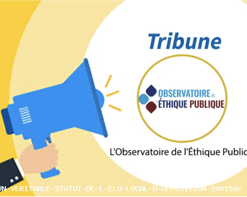 Pour un véritable statut de l’élu local d’opposition - https://www.weka.fr/actualite/tribunes/pour-un-veritable-statut-de-l-elu-local-d-opposition-200159/ Pour un véritable statut de l’élu local d’opposition